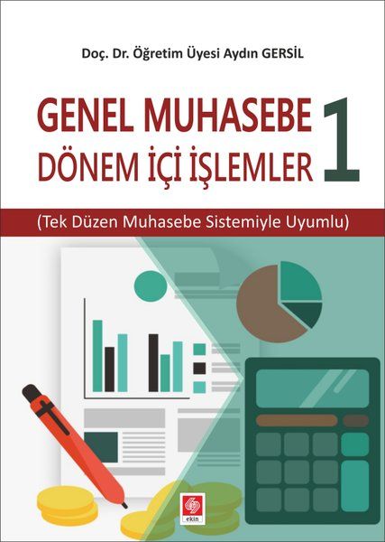 Genel Muhasebe 1 - Dönem İçi İşlemler - Aydın Gersil kitap kapağı