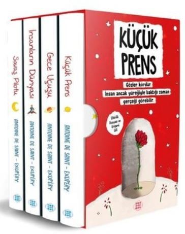 Küçük Prens Set (4 Kitap Takım) - Antoine de Saint, Exupery kitap kapağı