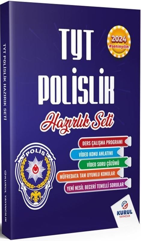 TYT Polislik PMYO Tüm Dersler Konu Anlatımlı Hazırlık Seti - Kolektif kitap kapağı