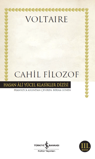 Cahil Filozof - Voltaire kitap kapağı