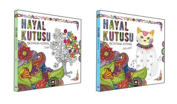 Hayal Kutusu Boyama Seti (2 Kitap Takım) - Kolektif kitap kapağı