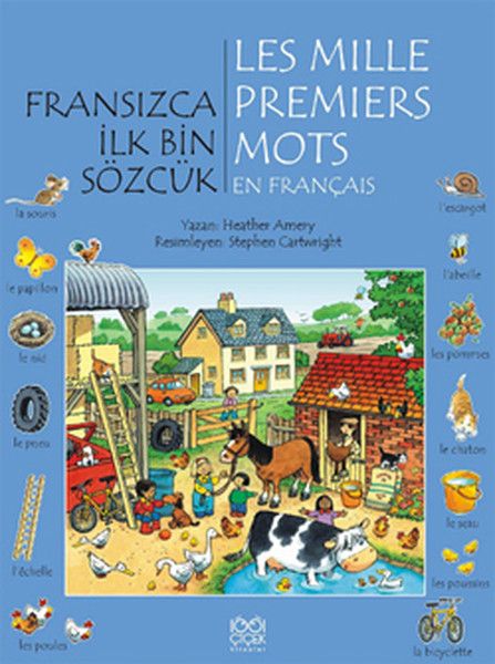 Fransızca İlk Bin Sözcük - Les Mille Premiers Mots en Français - Heather Amery kitap kapağı