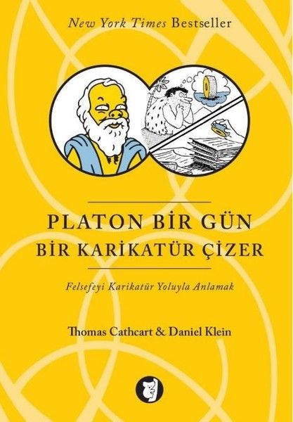 Platon Bir Gün Karikatür Çizer - Daniel Klein, Thomas Cathcart kitap kapağı