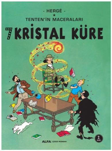 7 Kristal Küre - Tenten'in Maceraları - Herge kitap kapağı
