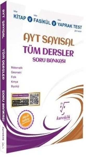 AYT Sayısal Tüm Dersler Soru Bankası - Fatih Türkmen kitap kapağı