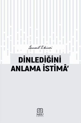 Dinlediğini Anlama İstima’ - İsmail Ekinci kitap kapağı