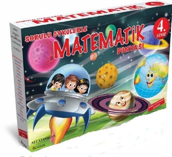 4. Sınıf Sorulu Öykülerle Matematik Dünyası - Ali Aydoğan kitap kapağı