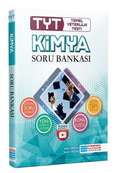 TYT Kimya Video Çözümlü Soru Bankası - Şeref Aktaş, Adil Akbaş kitap kapağı