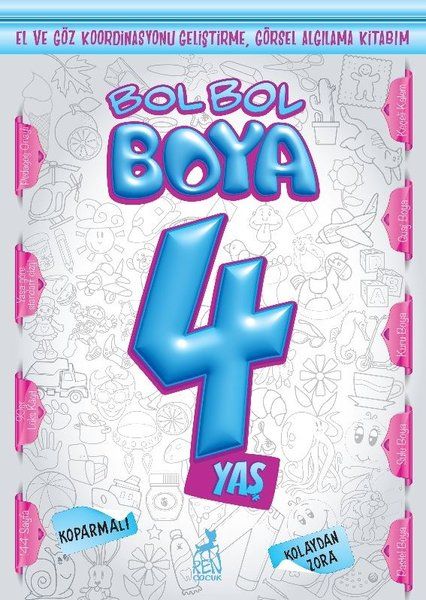 Bol Bol Boya 4 Yaş - Kolektif kitap kapağı