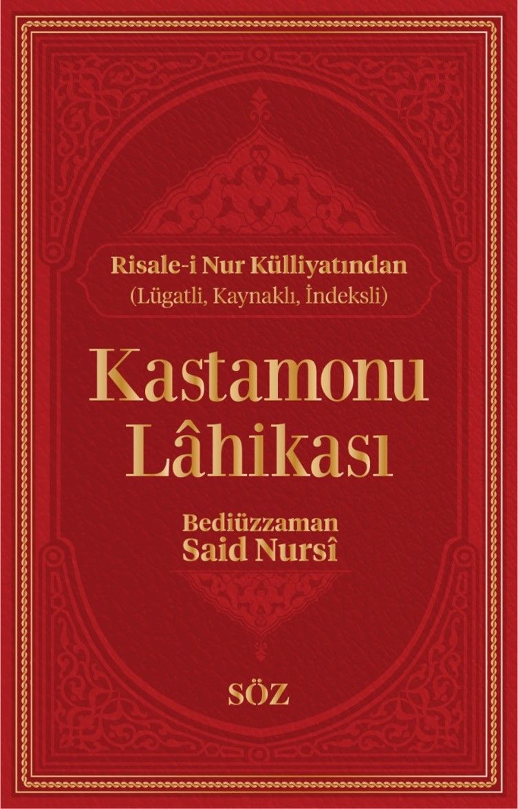 Kastamonu Lahikası - Bediüzzaman Said, i Nursi kitap kapağı