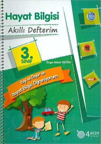 3. Sınıf Hayat Bilgisi Akıllı Defterim - Özge Akbal Üstün kitap kapağı