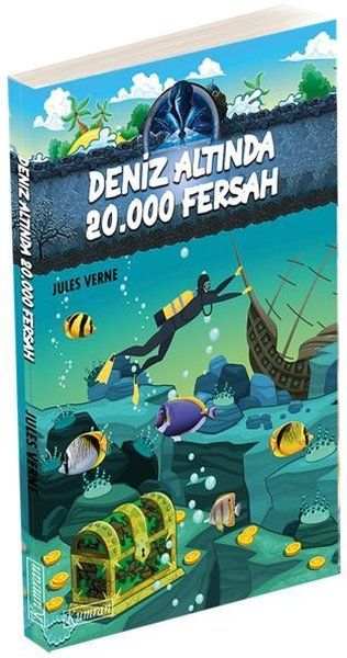 Deniz Altında 20.000 Fersah - Jules Verne kitap kapağı