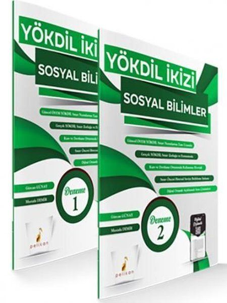 YÖKDİL İkizi Sosyal Bilimler 2 Özgün Deneme Sınavı Dijital Çözümlü - Gürcan Günay, Mustafa Demir kitap kapağı