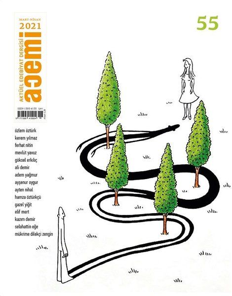 Acemi Aktüel Edebiyat Dergisi Sayı: 55 Mart-Nisan 2021 - Kolektif kitap kapağı