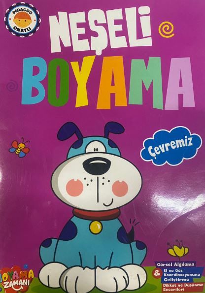 Neşeli Boyama - Çevremiz - Fatıma Gülbahar Karaca kitap kapağı