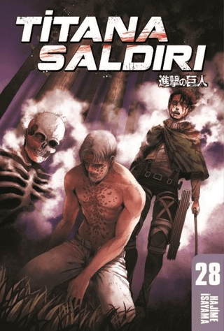 Titana Saldırı 28 - Hajime İsayama kitap kapağı