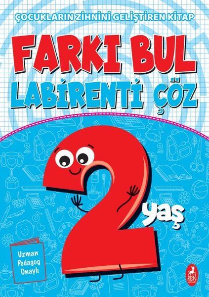 Farkı Bul Labirenti Çöz 2 Yaş - Ercan Portakal kitap kapağı