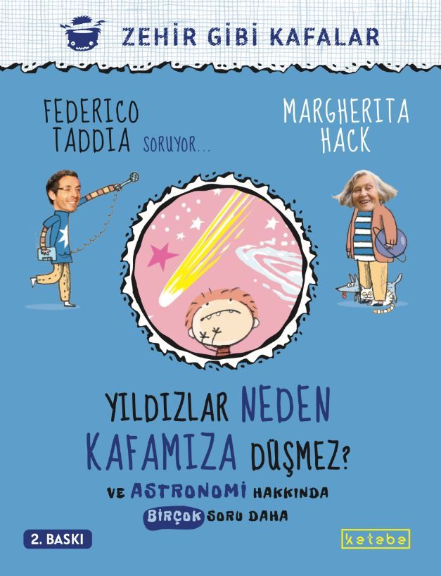 Yıldızlar Neden Kafamıza Düşmez? - Federico Taddia, Margherita Hack kitap kapağı