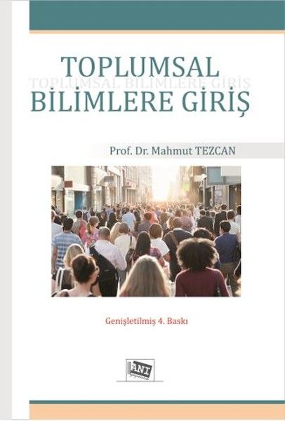 Toplumsal Bilimlere Giriş - Mahmut Tezcan kitap kapağı