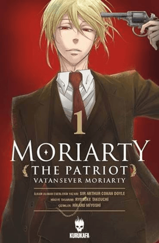 Moriarty the Patriot- Vatansever Moriarty 1 - Ryosuke Takeuchi kitap kapağı