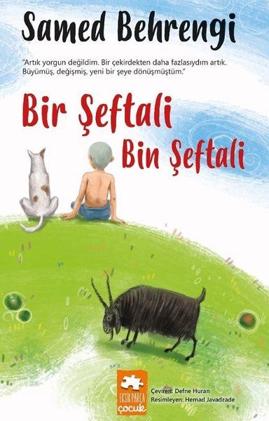 Bir Şeftali Bin Şeftali - Samed Behrengi kitap kapağı