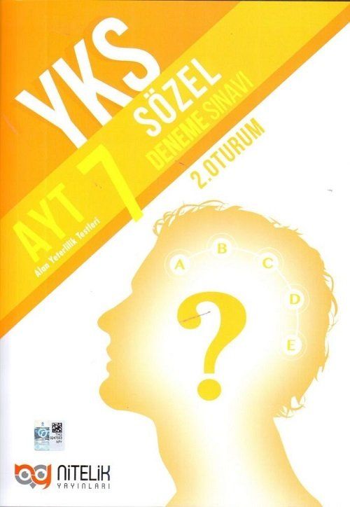 Nitelik YKS AYT Sözel 7 Deneme Sınavı (2. Oturum) - Kolektif kitap kapağı