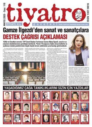 Tiyatro Gazetesi Sayı: 110 Mayıs 2020 - Kolektif kitap kapağı