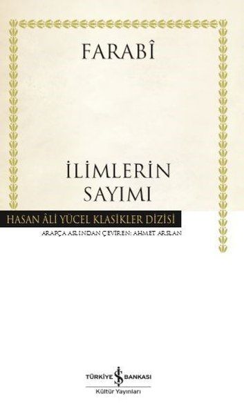 İlimlerin Sayımı - Farabi kitap kapağı