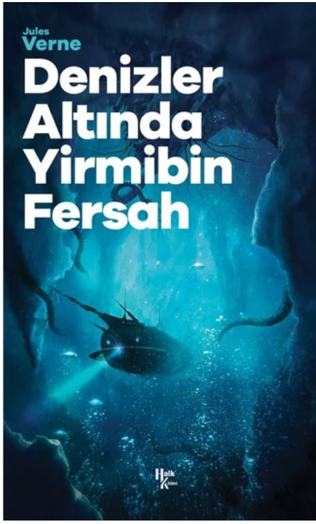 Denizler Altında Yirmibin Fersah - Jules Verne kitap kapağı