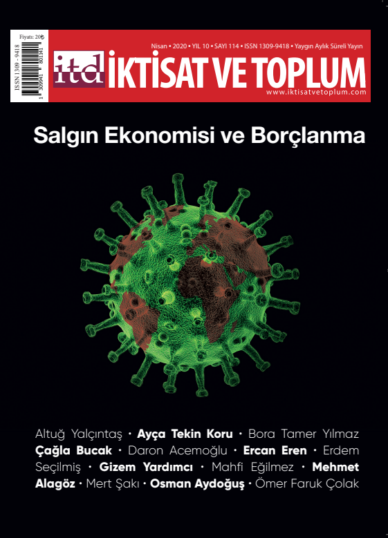 İktisat ve Toplum Dergisi Sayı: 114 Nisan 2020 - Kolektif kitap kapağı