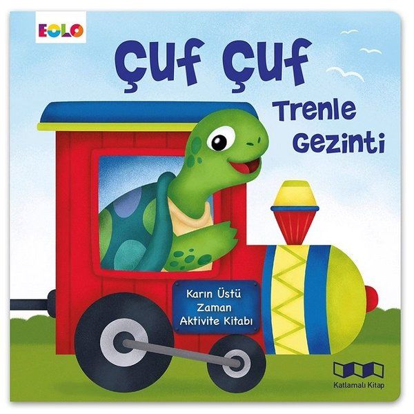 Çuf Çuf Trenle Gezinti - Karın Üstü Zaman Aktivite Kitabı - Kolektif kitap kapağı