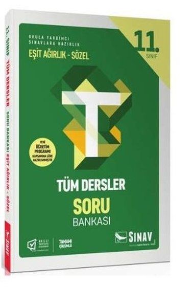 11. Sınıf Tüm Dersler Eşit Ağırlık Sözel Soru Bankası - Kolektif kitap kapağı