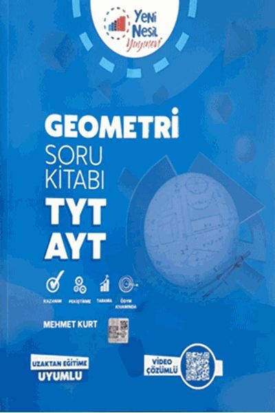 Yeni Nesil YKS TYT AYT Geometri Soru Kitabı - Mehmet Kurt kitap kapağı