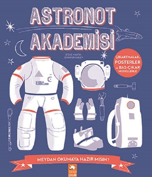 Astronot Akademisi - Steve Martin, Jennifer Farley kitap kapağı