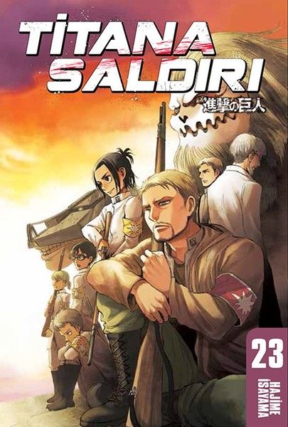 Titana Saldırı 23. Cilt - Hajime İsayama kitap kapağı