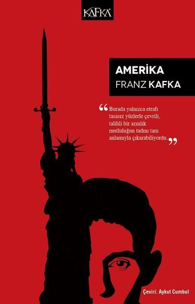 Amerika - Franz Kafka kitap kapağı