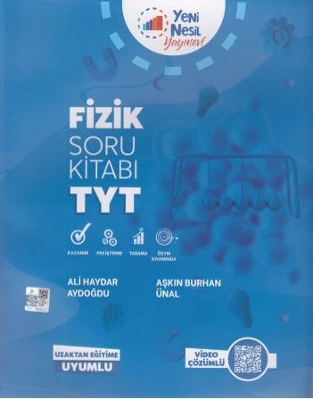 Yeni Nesil YKS TYT Fizik Soru Kitabı - Ali Haydar Aydoğdu, Aşkın Burhan Ünal kitap kapağı