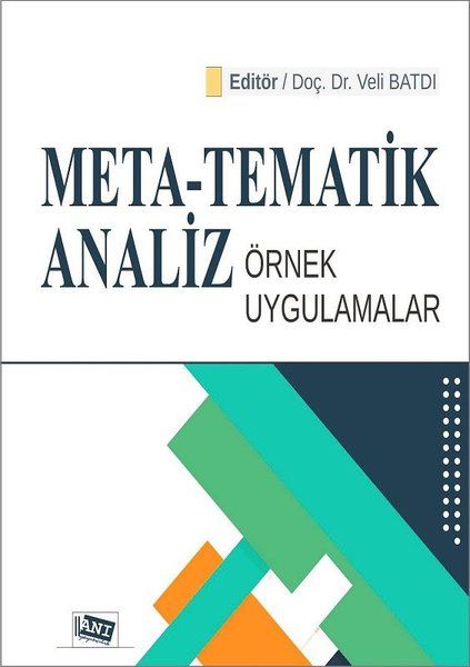 Meta - Tematik Analiz Örnek Uygulamalar - Veli Batdı kitap kapağı