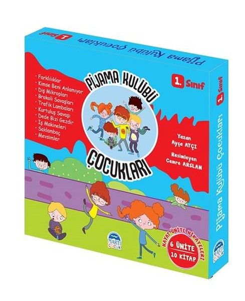 Pijama Kulübü Çocukları (10 Kitap Takım) - Ayça Atçı kitap kapağı