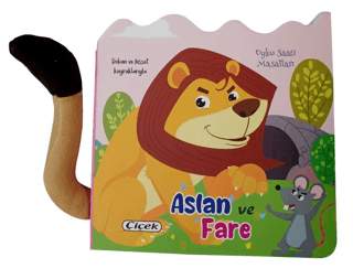 Dokun ve Hisset Kuyruklarıyla – Aslan ve Fare - Kolektif kitap kapağı