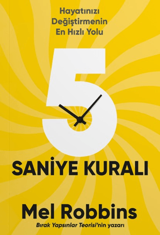 5 Saniye Kuralı - Mel Robbins kitap kapağı