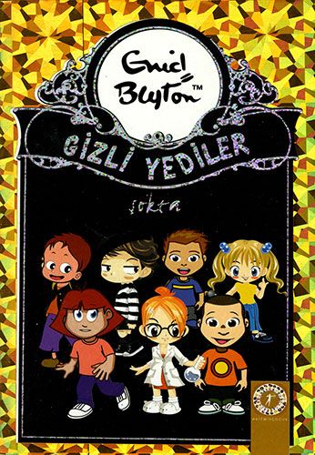 Gizli Yediler Şokta - Enid Blyton kitap kapağı