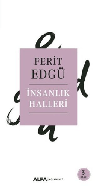 İnsanlık Halleri - Ferit Edgü kitap kapağı