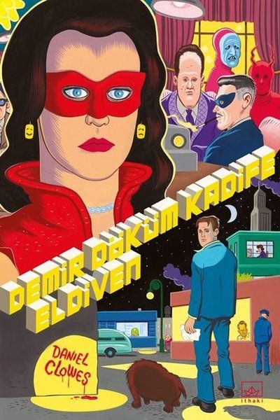 Demir Döküm Kadife Eldiven - Daniel Clowes kitap kapağı