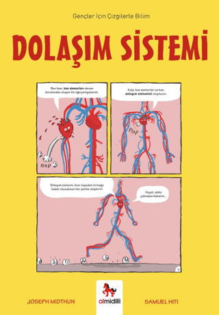 Dolaşım Sistemi - Gençler İçin Çizgilerle Bilim - Joseph Midthun kitap kapağı