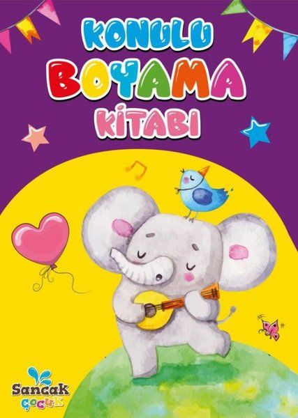 Konulu Boyama Kitabı - 1 - Kolektif kitap kapağı