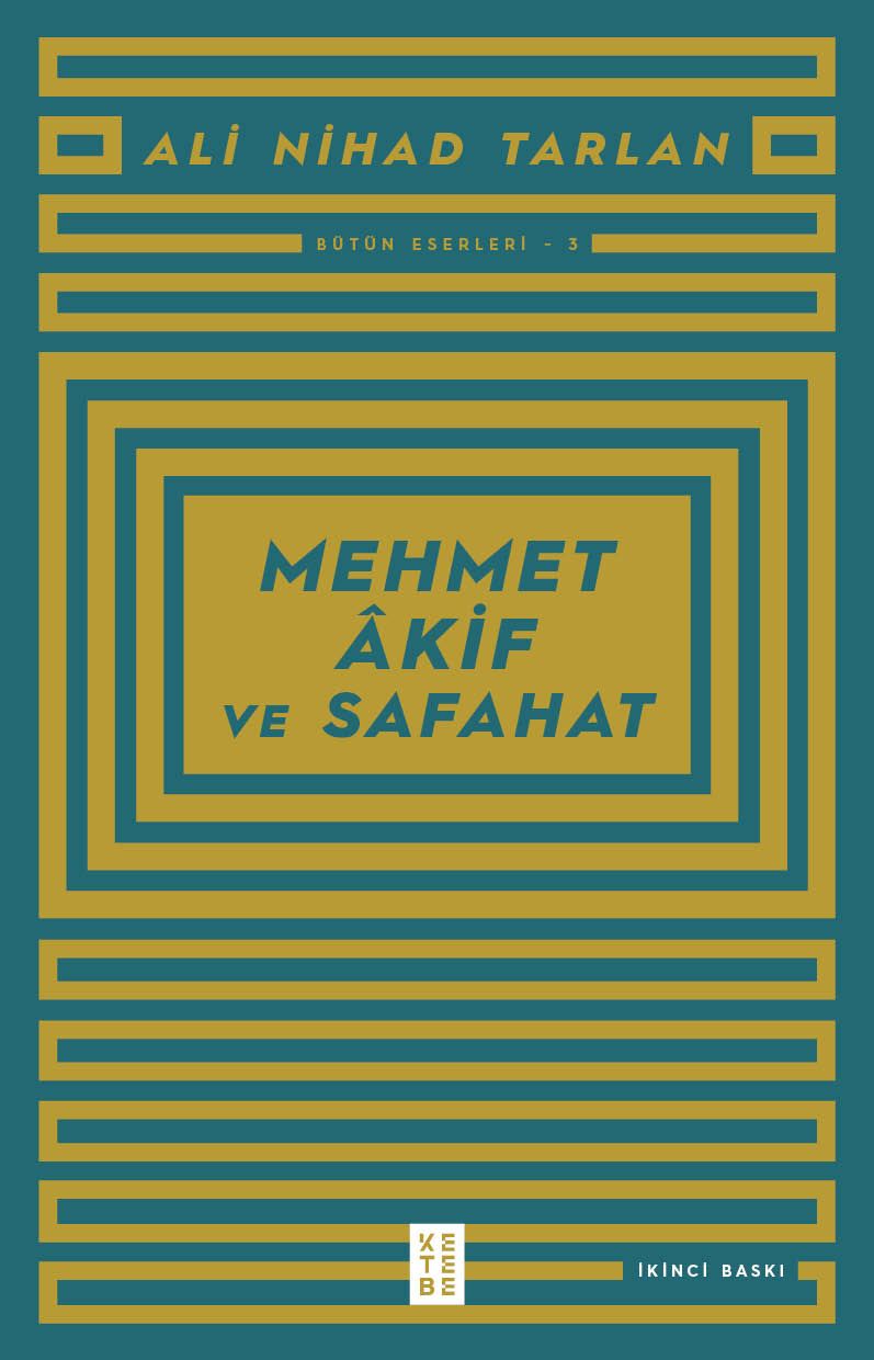 Mehmet Akif ve Safahat - Ali Nihad Tarlan kitap kapağı
