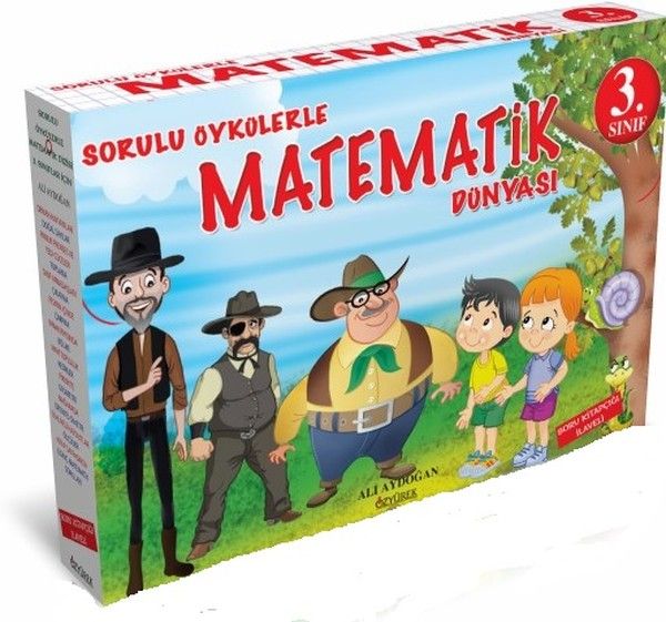 3. Sınıf Sorulu Öykülerle Matematik Dünyası - Ali Aydoğan kitap kapağı