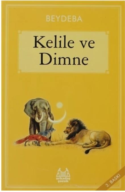 Kelile ve Dimne - Beydeba kitap kapağı