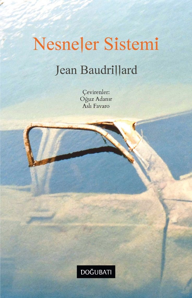 Nesneler Sistemi - Jean Baudrillard kitap kapağı